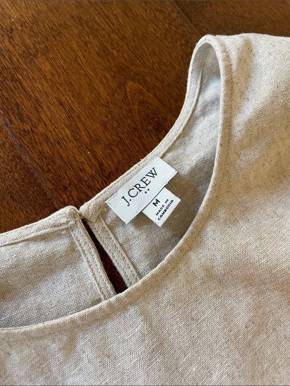 J. Crew Cream Linen-Blend Fringe Trim Skirt Set - Picture 3 of 6
